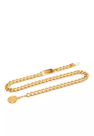 Chanel CC Logo 31 Rue Cambon leto Gold Plating 1 Belt Chanel CC Gold Plated 31 Rue Cambon Medallion Chain Belt Gol main image 4
