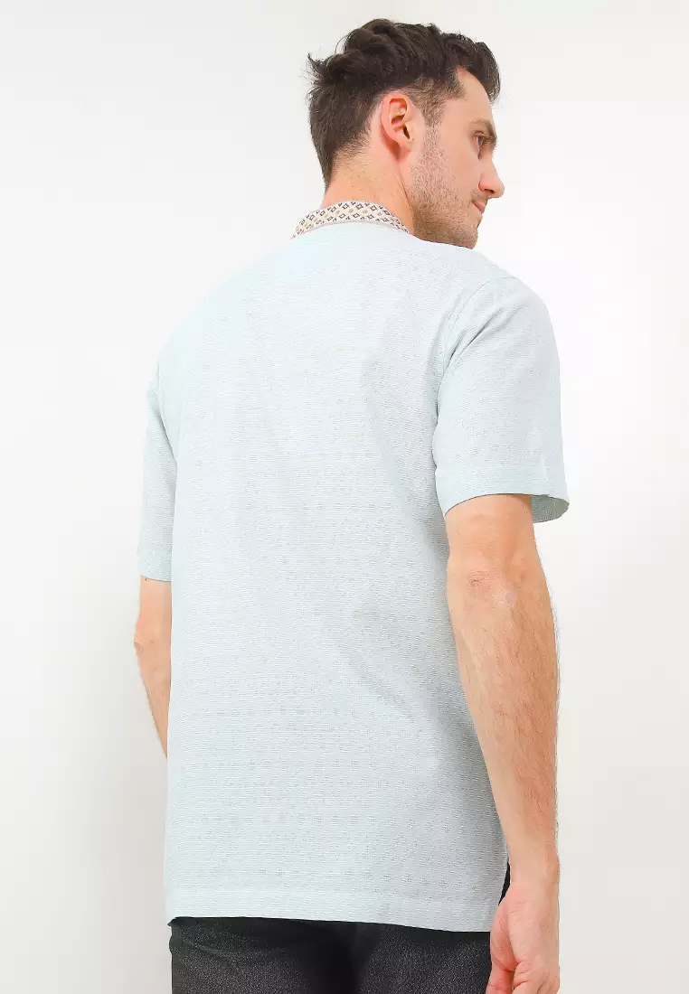 Sallow Short Sleeve Baju Koko