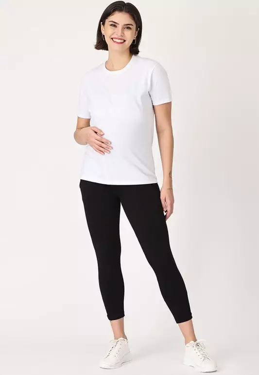 Comfy Maternity Leggings Black
