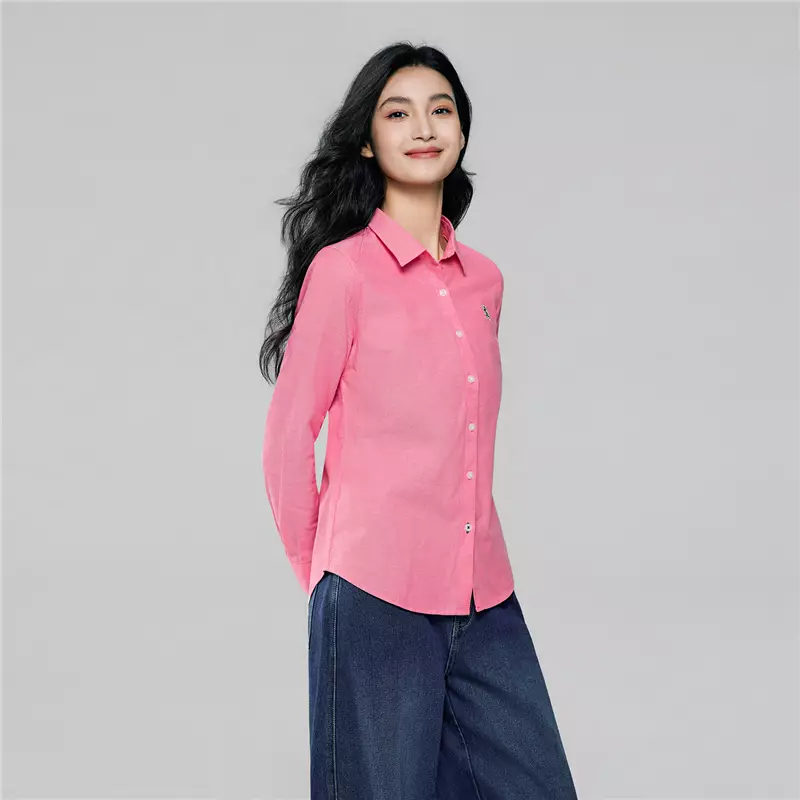 Giordano Women's Cotton Oxford Shirt 0534607380