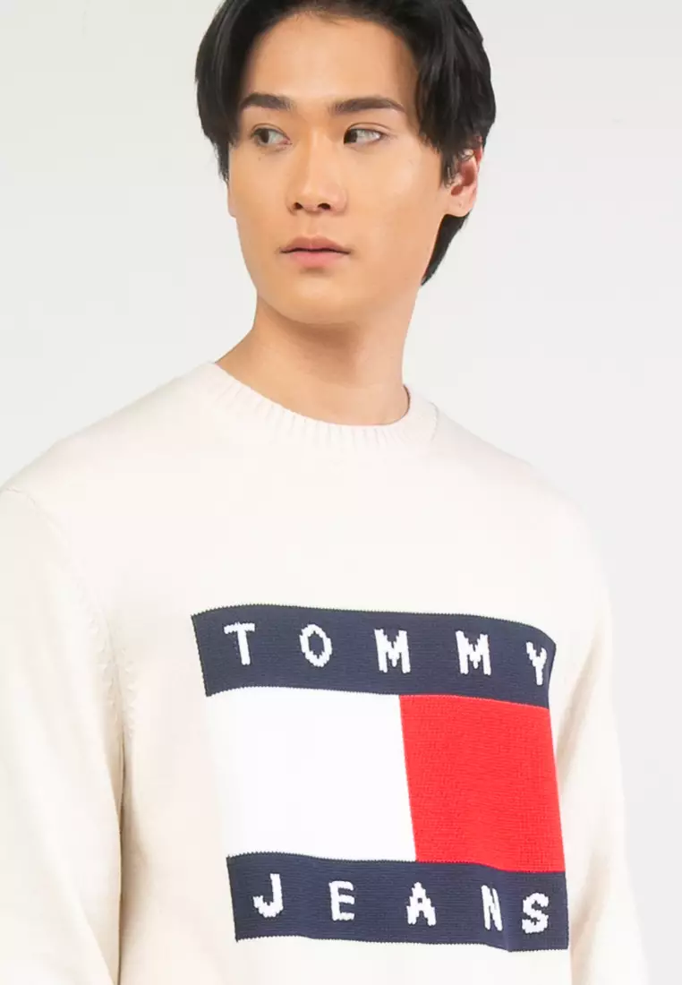 混色旗幟衛衣 - Tommy Jeans