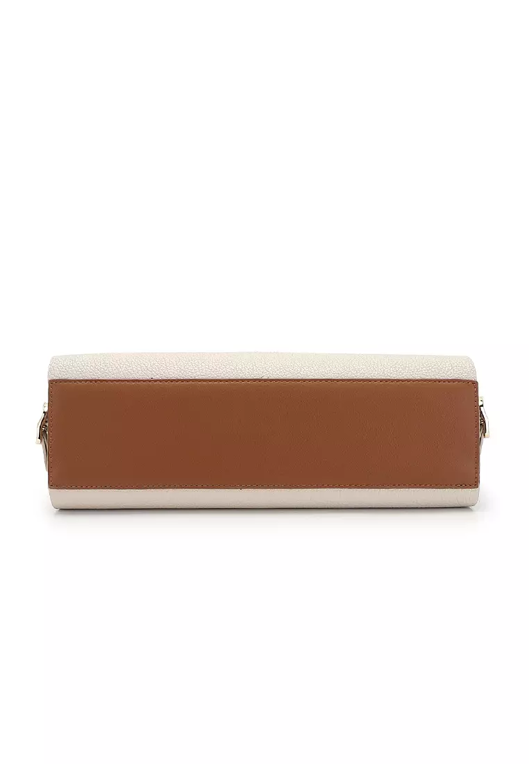 Women's Shoulder Bag / Top Handle Bag - Beige / Brown