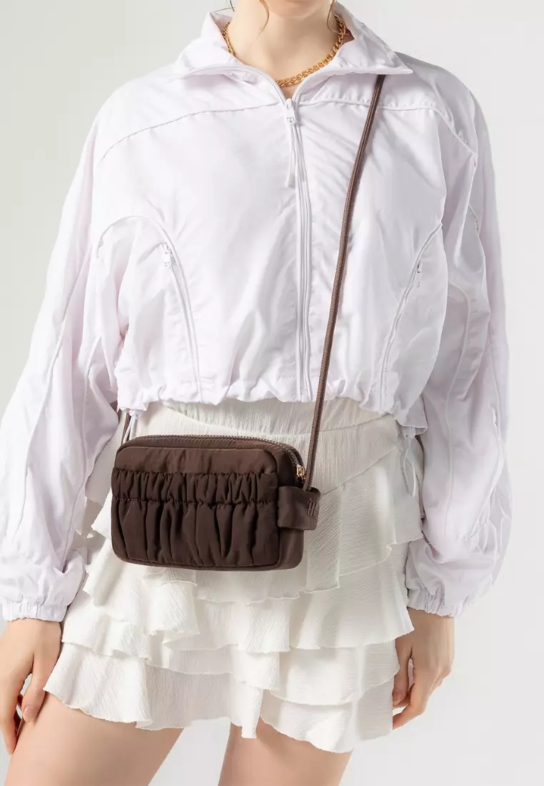 Poofah Crossbody Bag - Dark Oak