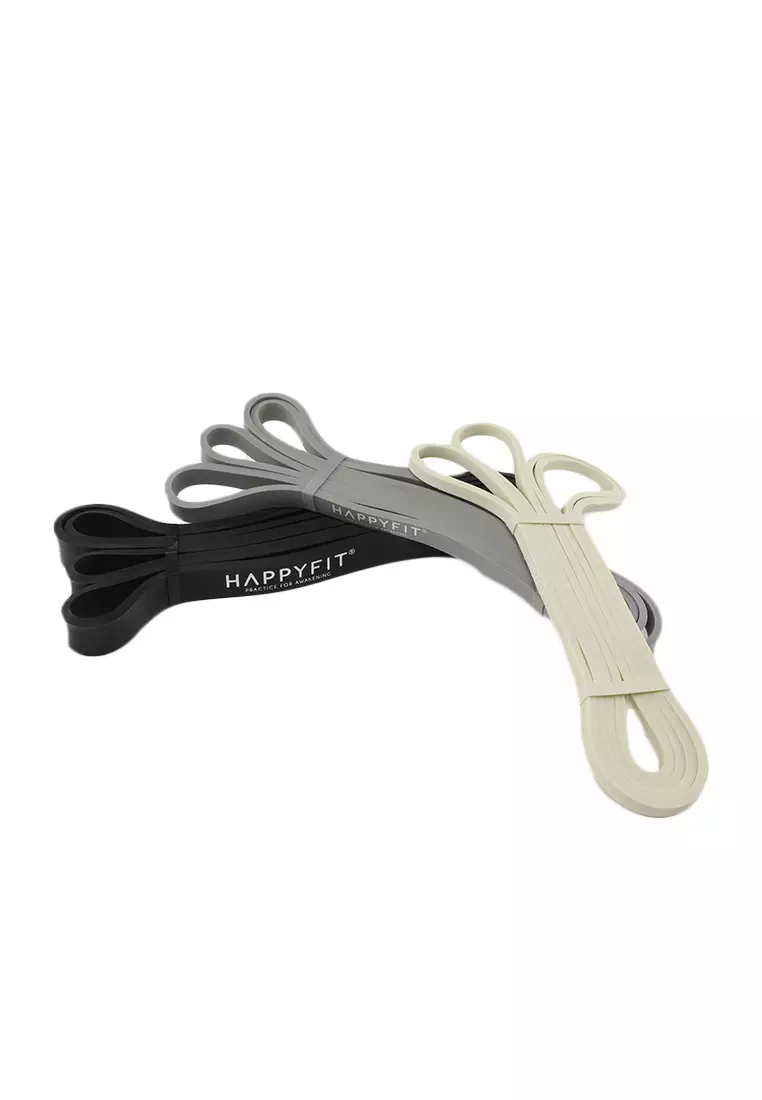 HAPPYFIT RESISTANCE FULL BODY POWER BAND 1,9 CM - Onyx