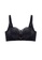 ZITIQUE black Women's Newest Breathable Seamless Non-wired Push Up Lace Lingerie Set (Bra And Underwear) - Black 37B56US992ED5AGS_2