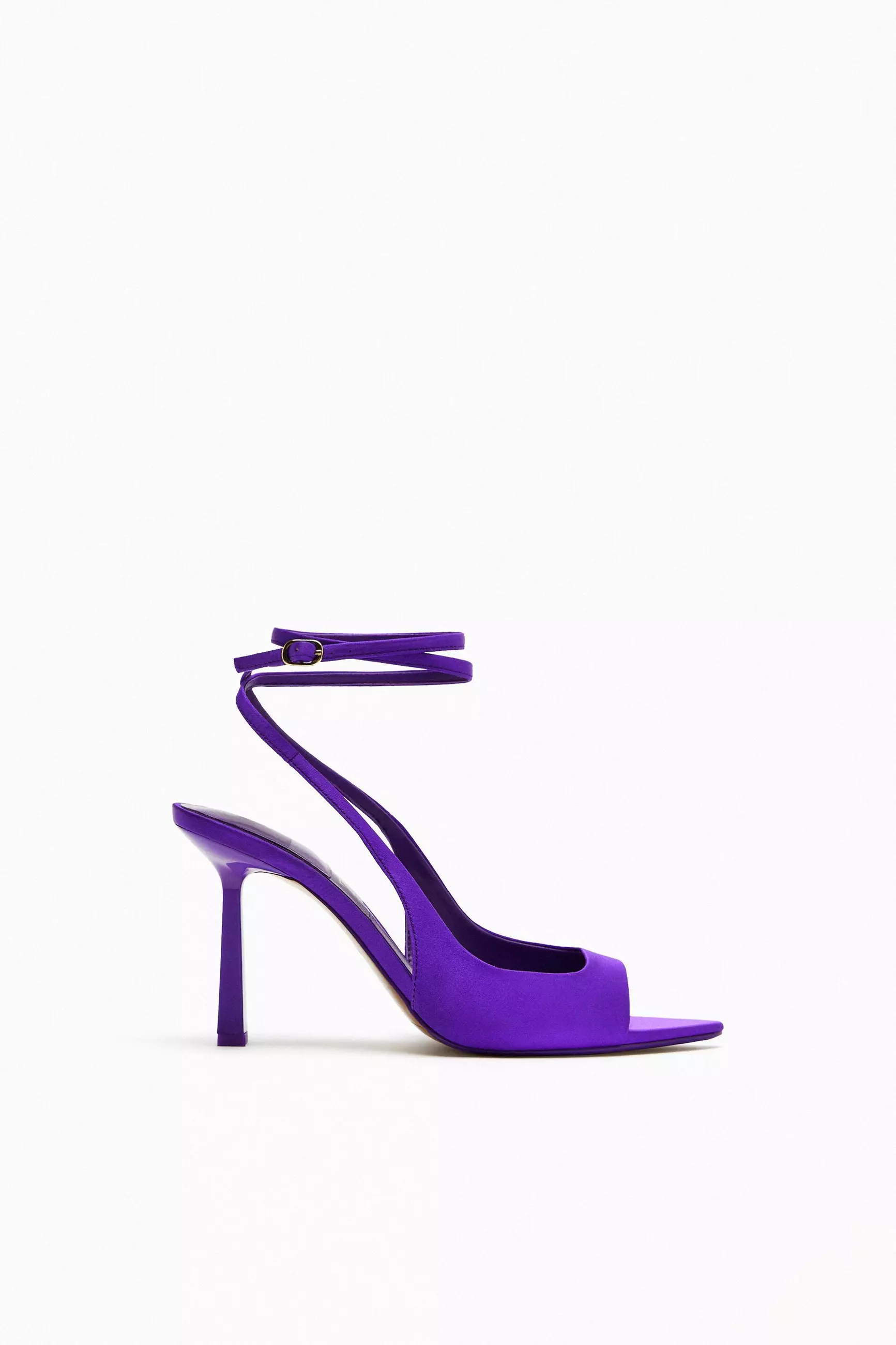 boots zara heeled sandals with rhinestone straps zara