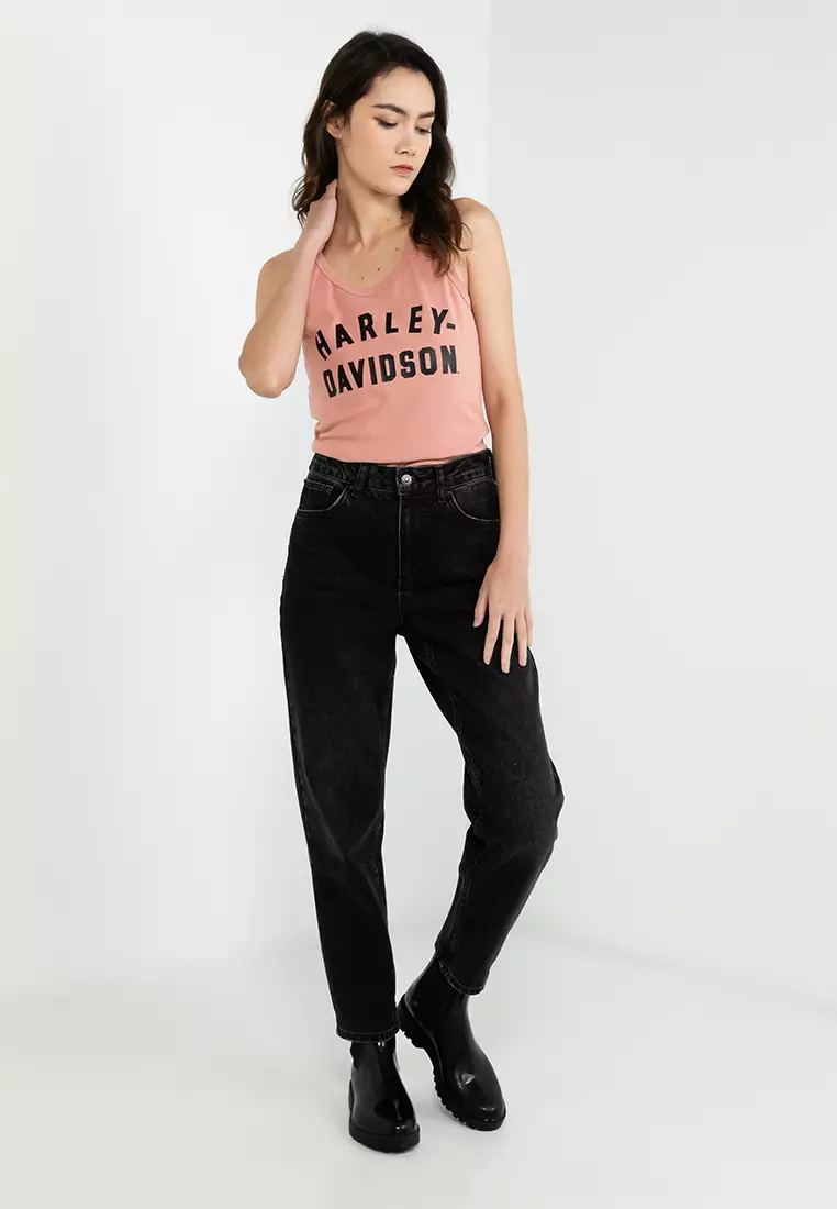 Ultra Classic Racer Font Rib Knit Tank Top