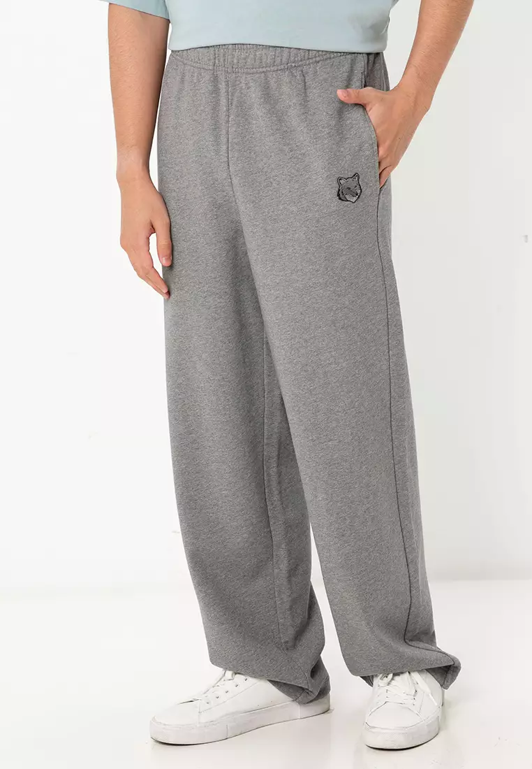 Buy Maison Kitsune Bold Fox Head Patch Relaxed Jog Pants (nt