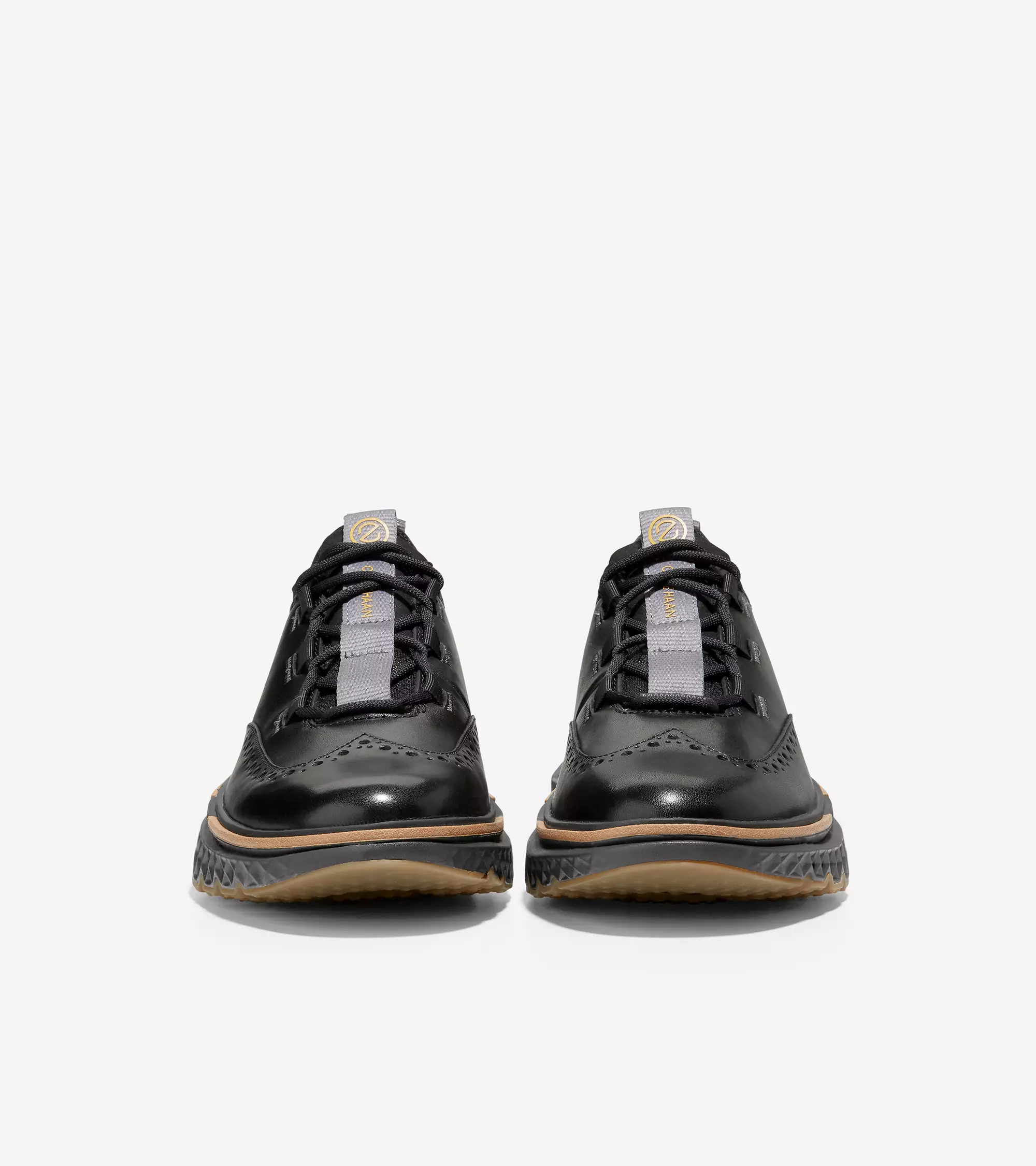 Cole Haan Male Cole Haan 5.Zer酶grand Wingtip Oxford - Sandal Pria(Hitam)