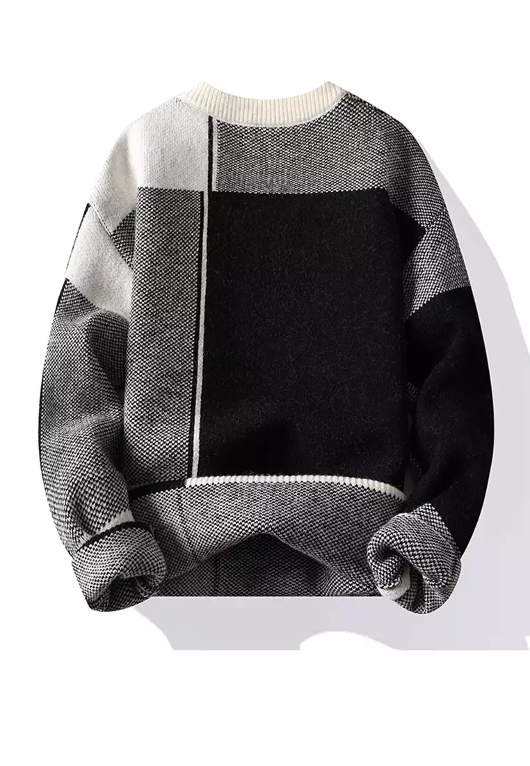 Color Matching Knit Sweater AY-my6812