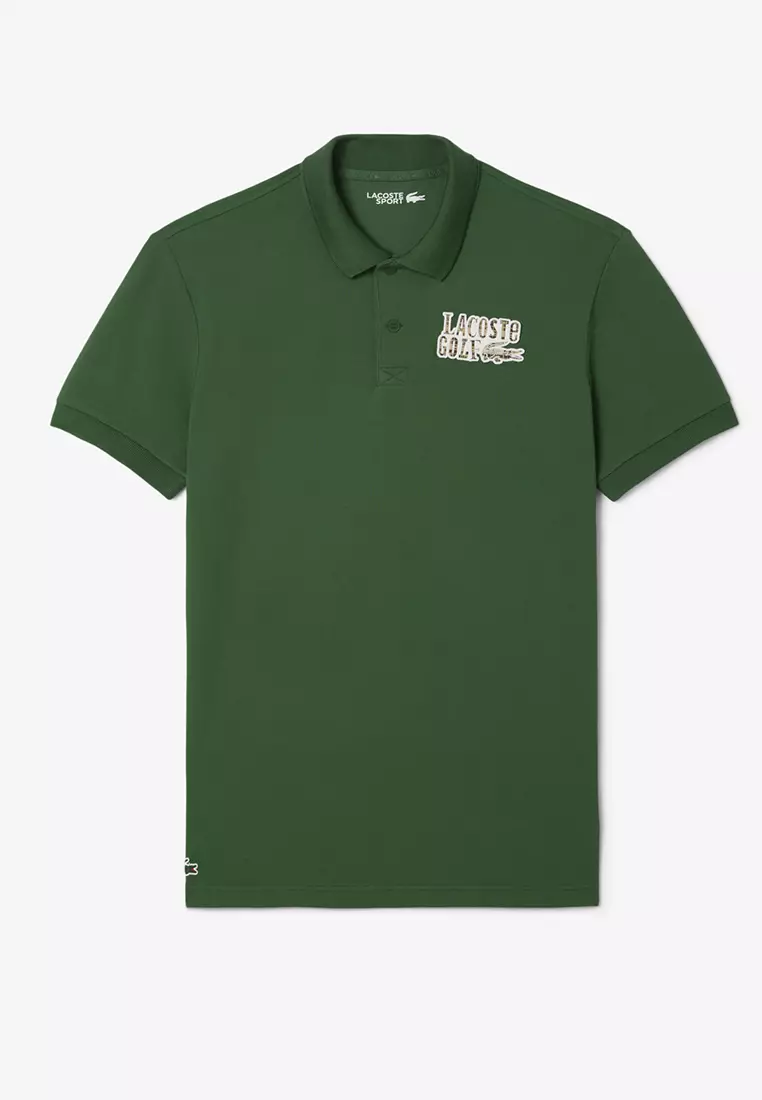 Relaxed Fit Mini-Piqué Golf Polo Shirt