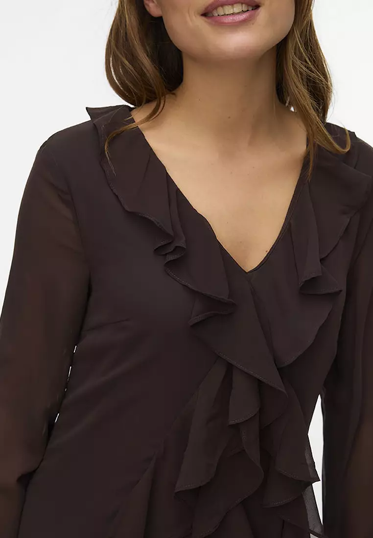 長袖及踝連身裙