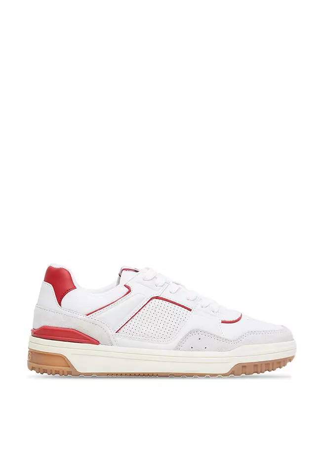 Discount on Mango  shoes - SKU: Lace-Up Mixed Sneakers