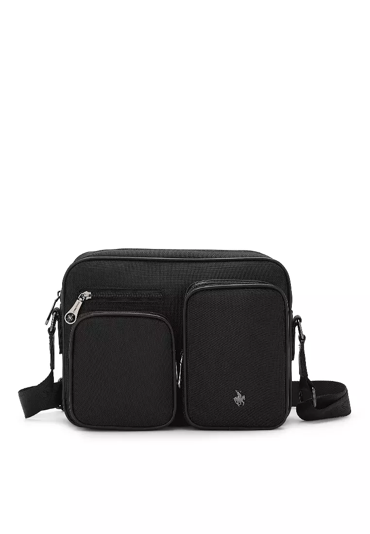 Men's Sling Bag / Crossbody Bag - Black