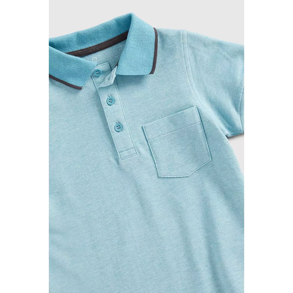 Mothercare Polo Shirt and Chino Shorts Set - Set Baju Anak Laki (Biru)