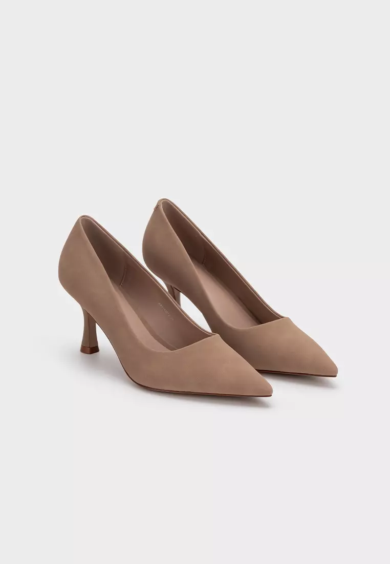 CLASSIC POINTED TOE MID HEEL PUMP