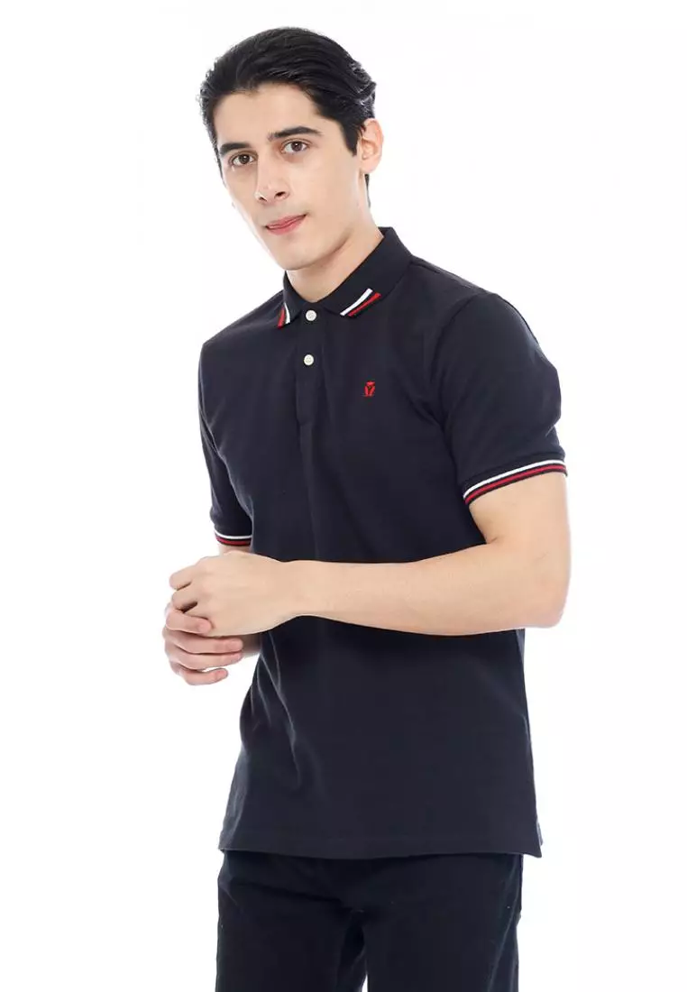 MATSUDA Kaos Polo Shirt Pria Kerah Fukui