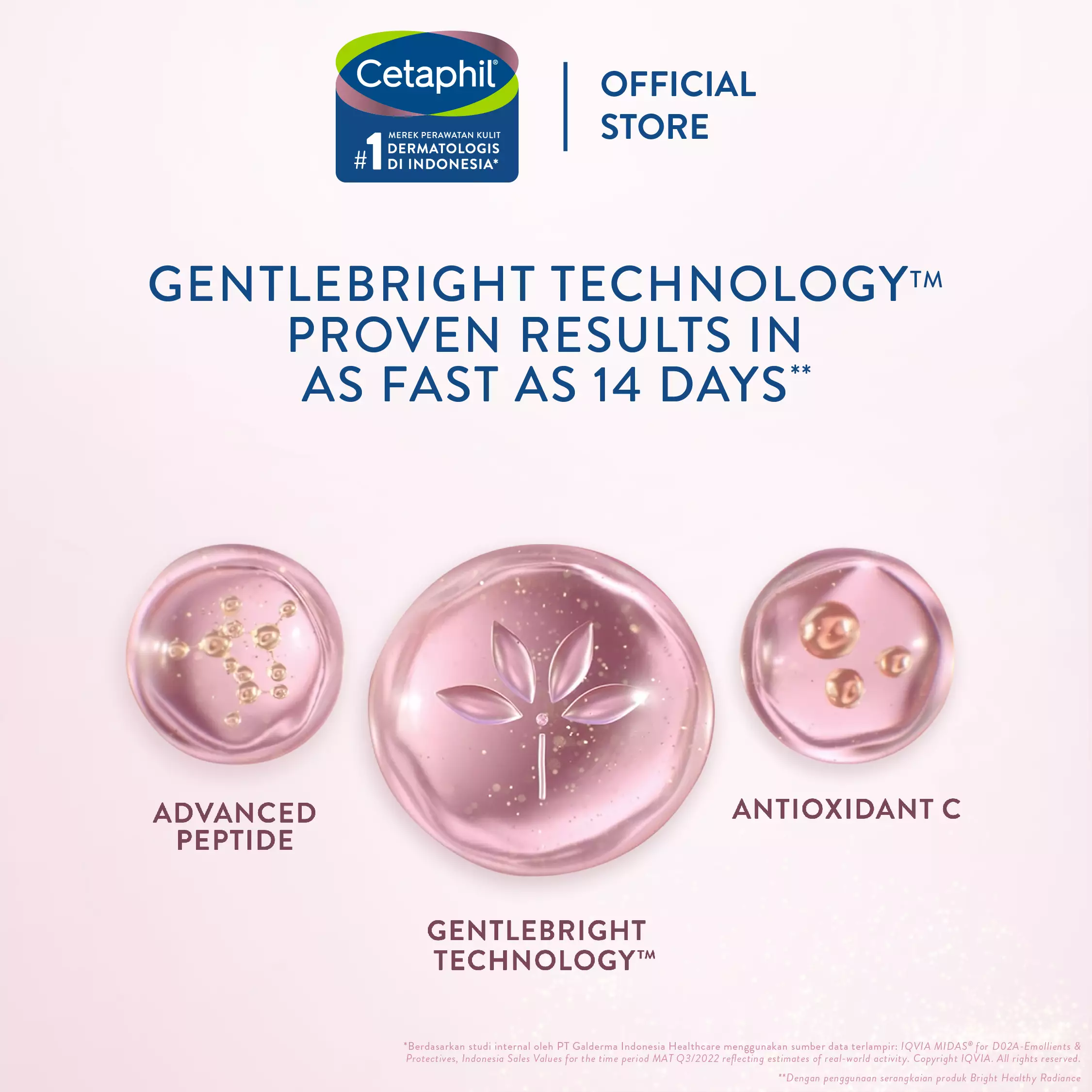 Cetaphil Bright Healthy Radiance Perfecting Serum 30ml dengan Sea Daffodil, Niacinamide, Advanced Peptide, Antioxidant C untuk Mengurangi Bintik Hitam