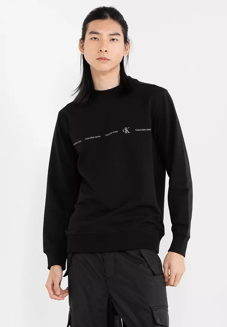Buy Calvin Klein Logo Repeat Crew Neck - Calvin Klein Jeans 2024 Online ...