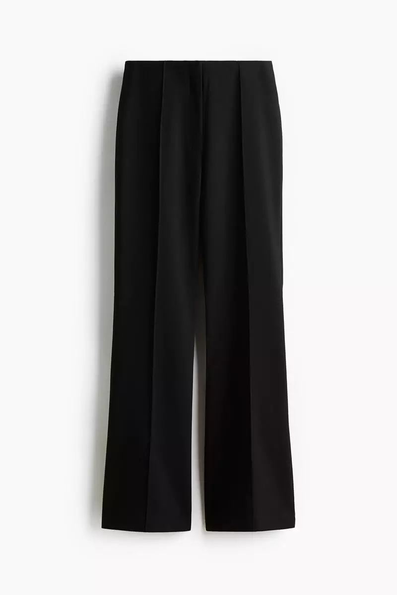 Flared tailored trousers