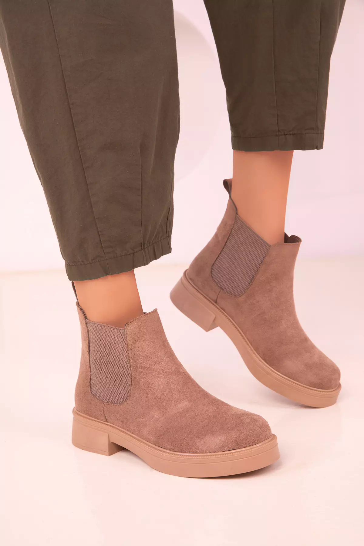 Panel Ankle Boots