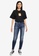 OBEY black Sketchy Face T-Shirt BFE1FAA7FDDD00GS_4