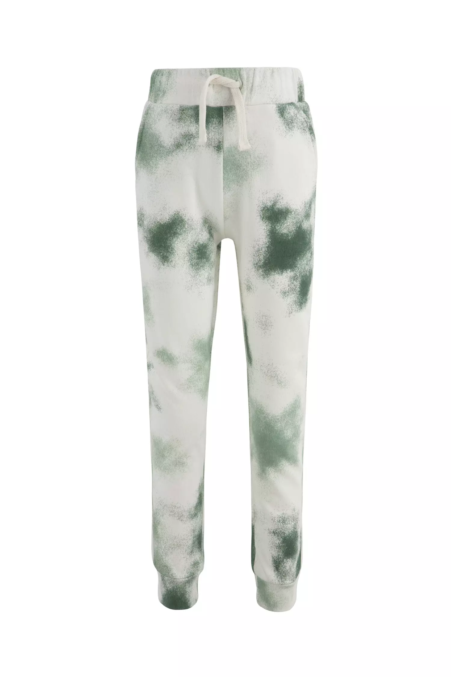 Monochrome tie top dye sweatpants