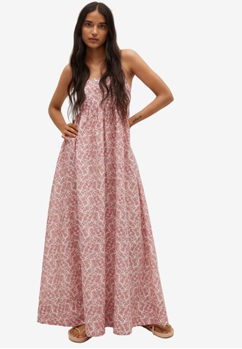 Buy Mango Back Slit Maxi Dress Online Zalora Malaysia