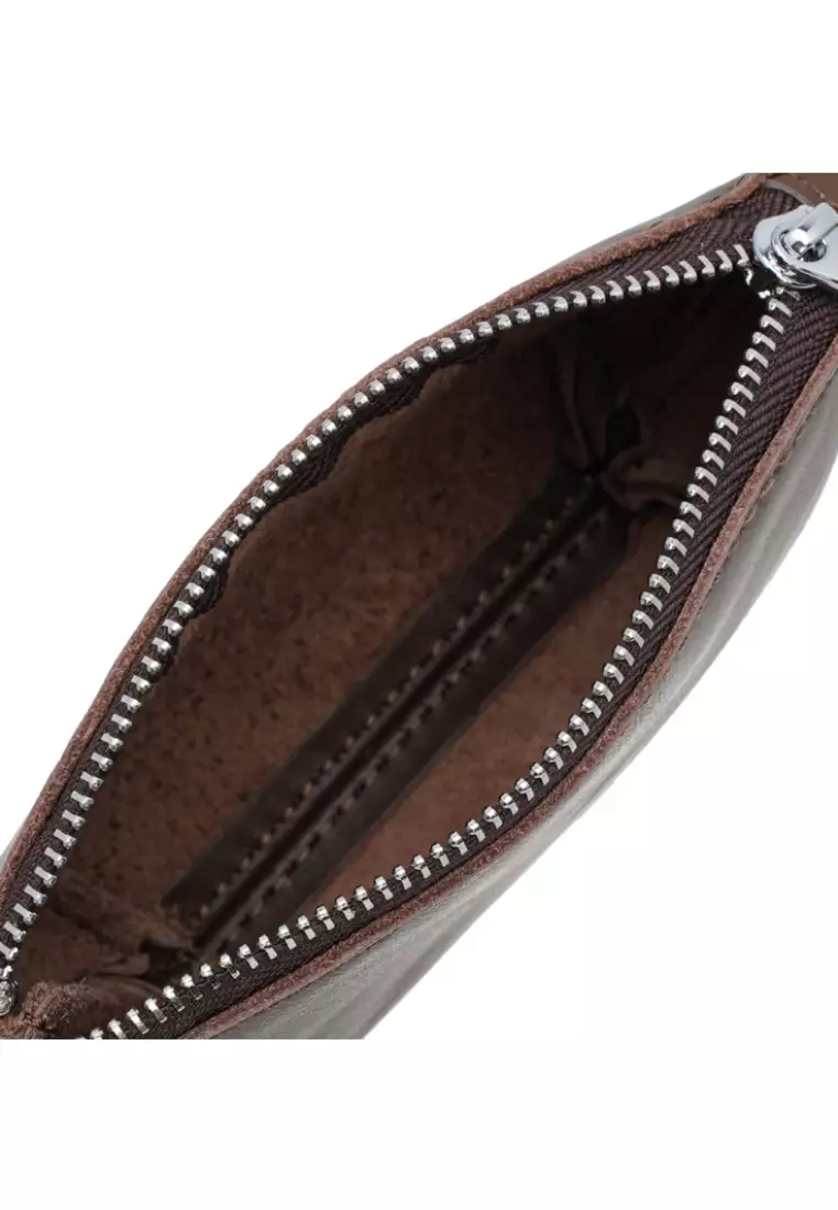 Leather Coin Pouch Zipper Wallet JK 40156