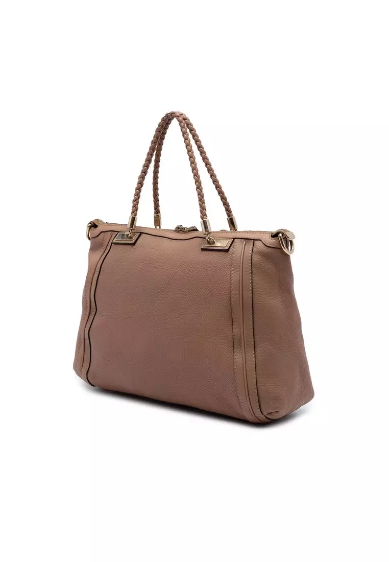 Pre-Loved Gucci Calfskin Bella Convertible Tote
