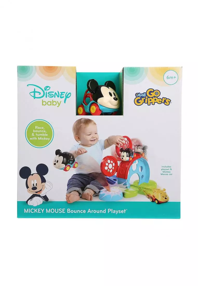 Disney baby mickey mouse bounce around best sale playset