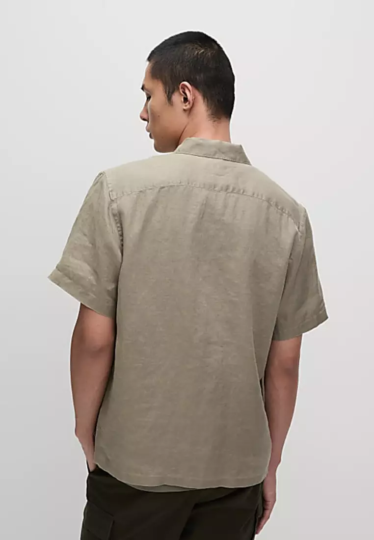 Pure Linen Short Sleeve Shirt