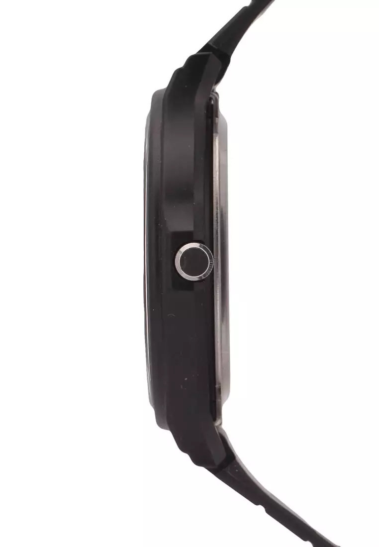 Casio Jam Tangan - Black White - Silicon - MQ-76-7A1LDF