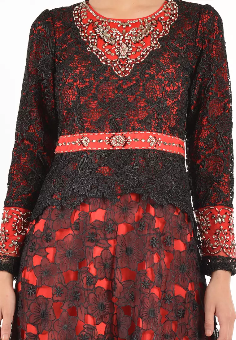 Bibiq Gamis Brokat Organza