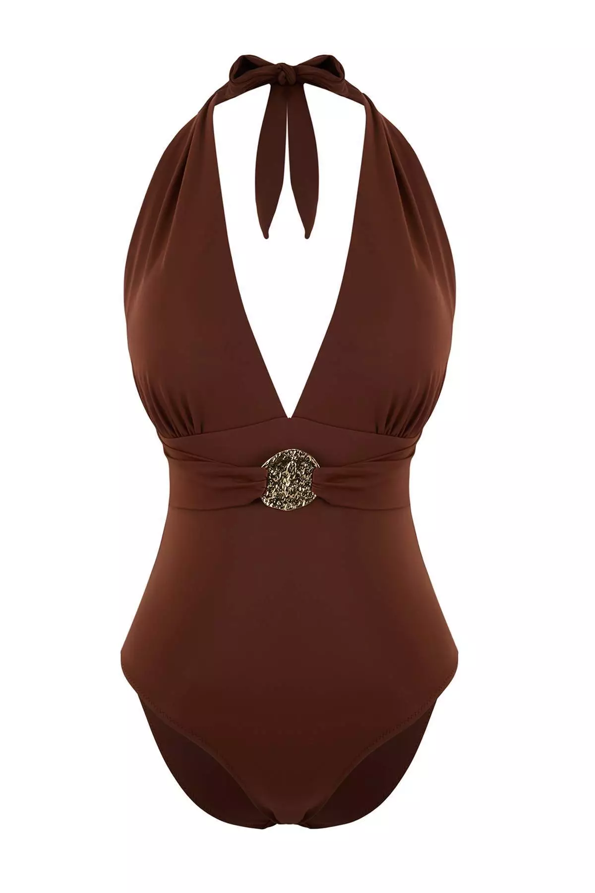 Brown Cast Iron Accessory Covered With Chloro- & Water-Resistant Long-Lasting Lycra ® Xtralife Swimsuit Tbess26Ma1