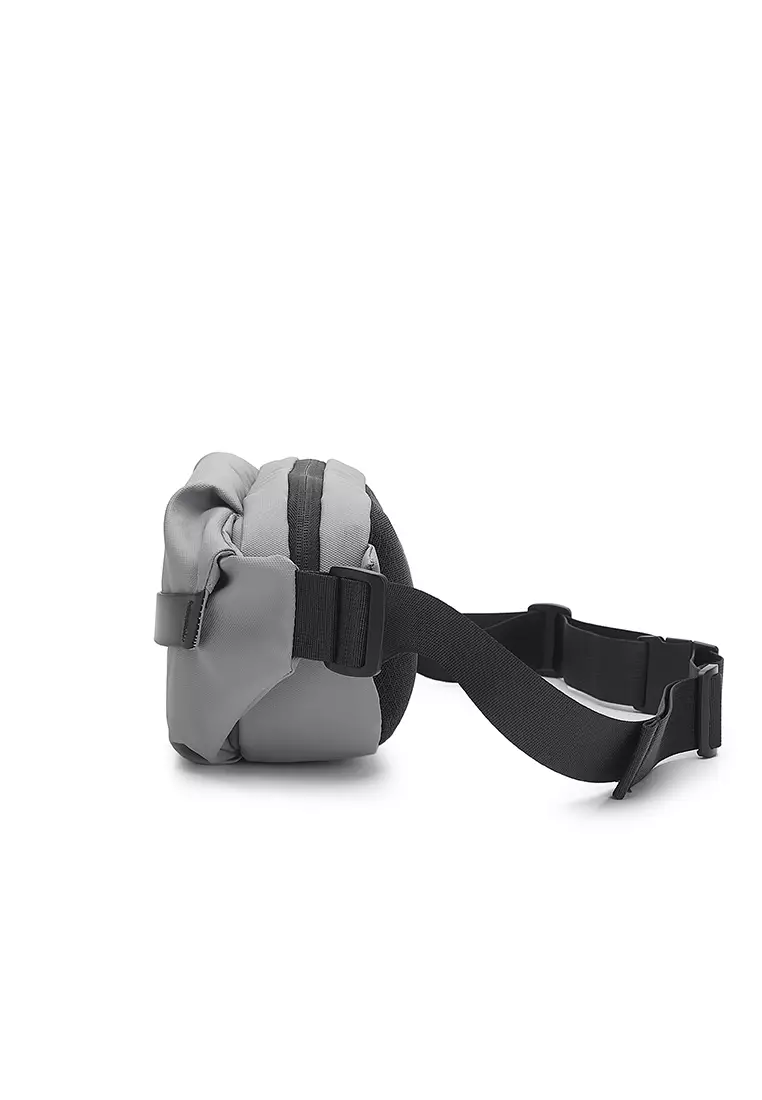 Men's Waist Bag / Belt Bag / Chest Bag (Tas Pinggang / Tas Dada Pria) - Abu-Abu
