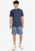 Springfield blue Linen Short Sleeves T-Shirt B2E2FAA0A29B89GS_3