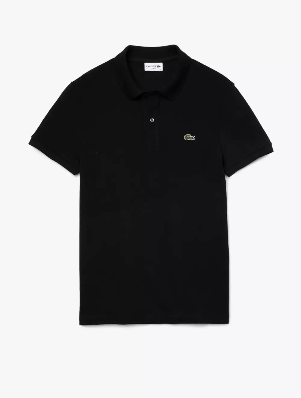 Slim Fit L.12.12 Piqué Polo Shirt - Black