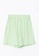 LC WAIKIKI green Elastic Waist Comfortable Fit Plain Women's Shorts 72E8AAA20378DCGS_6