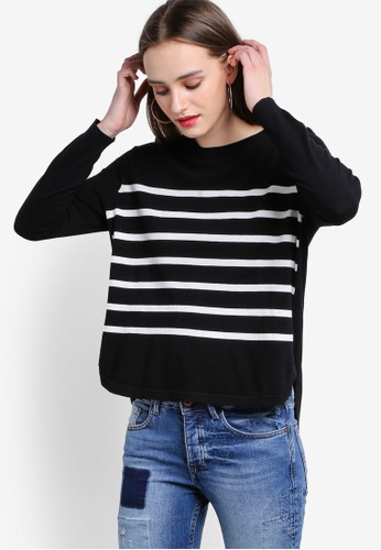 Stripe Pattern Sweater