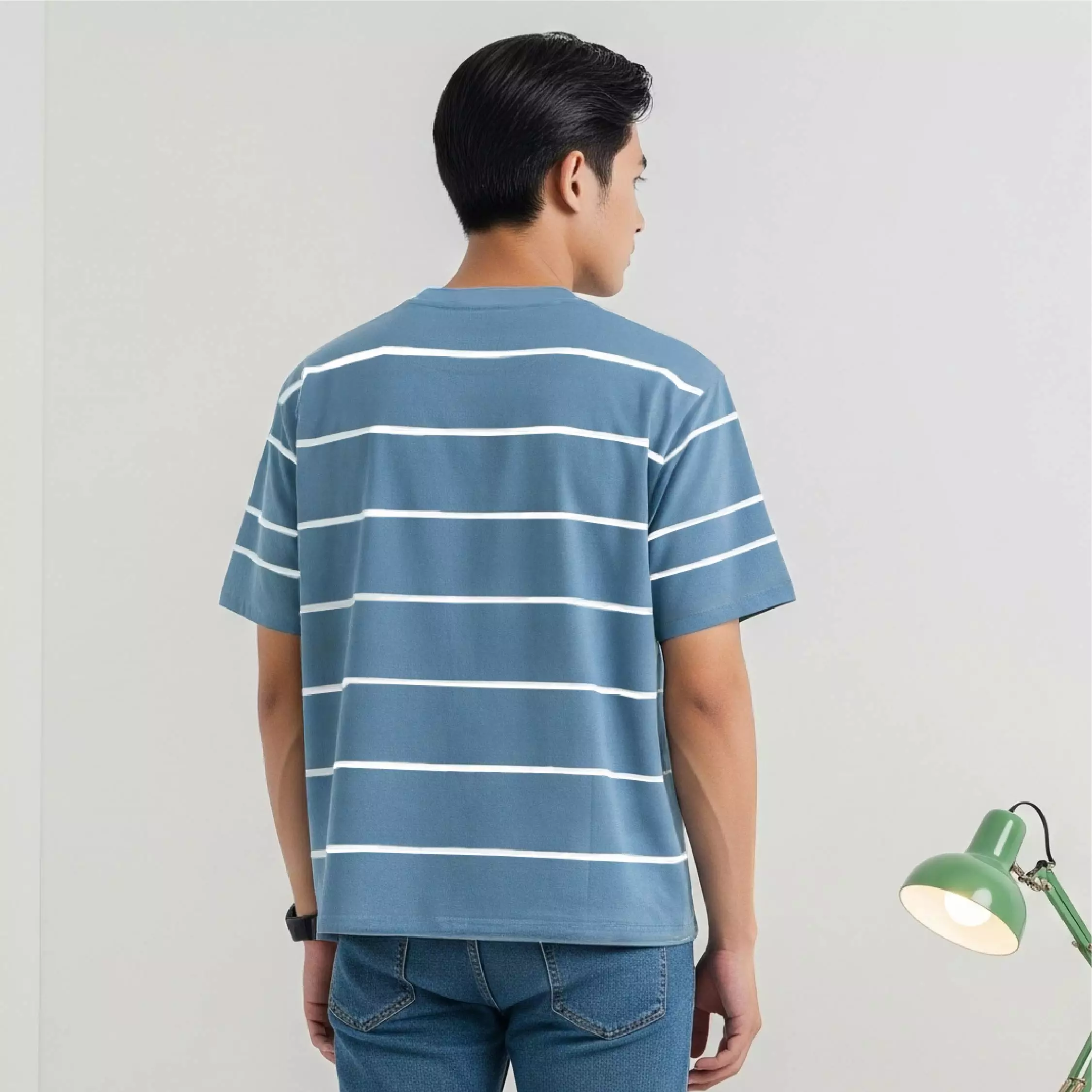 Kale EROS DENIM / Cotton Cloudy / Kaos Boxy Fit / Kaos Korea / Atasan Kaos Pria / Kaos Basic Pria