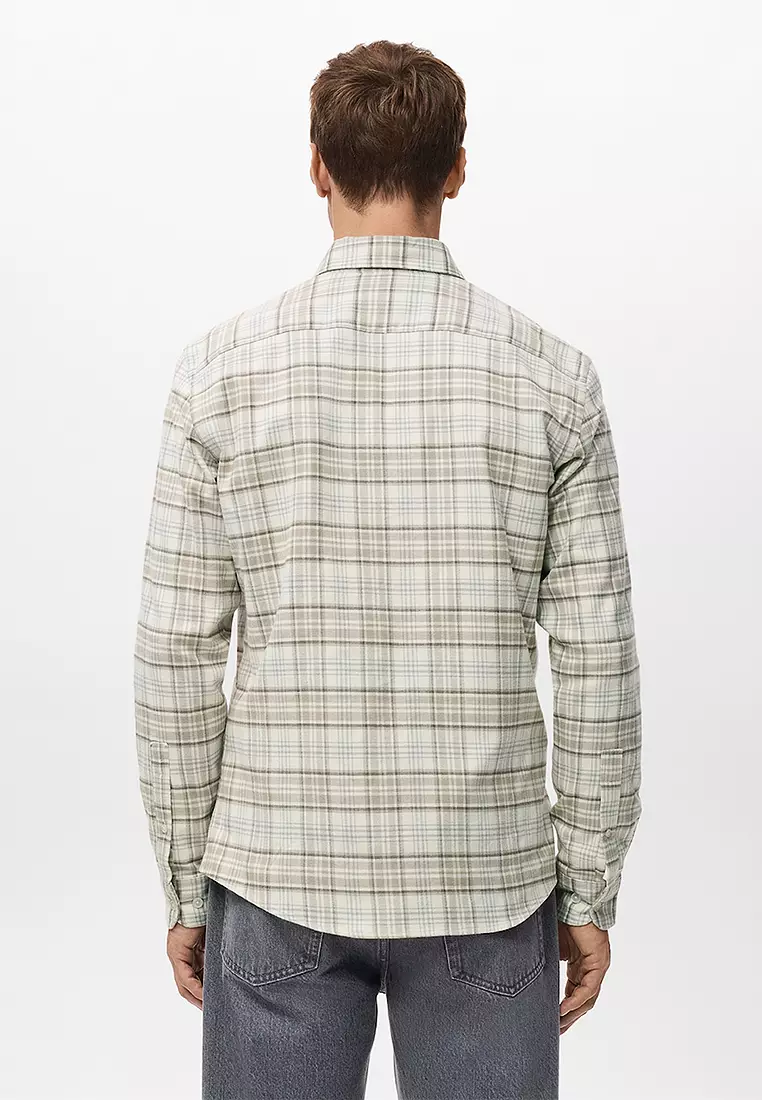 Regular-Fit Check Flannel Shirt