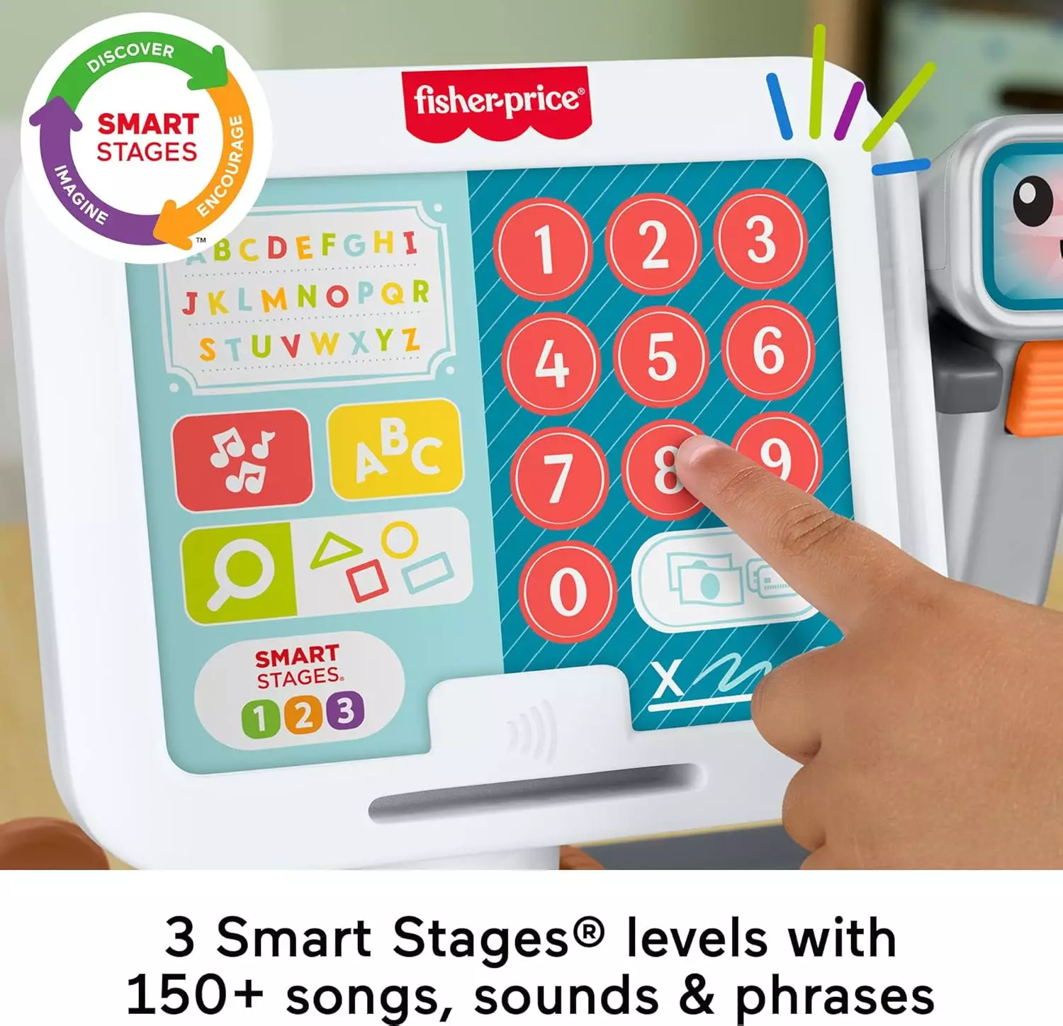 Fisher Price Laugh & Learn Count and Shop Cash Register - Mainan Edukasi Mesin Kasir Kado Anak 2 Tahun
