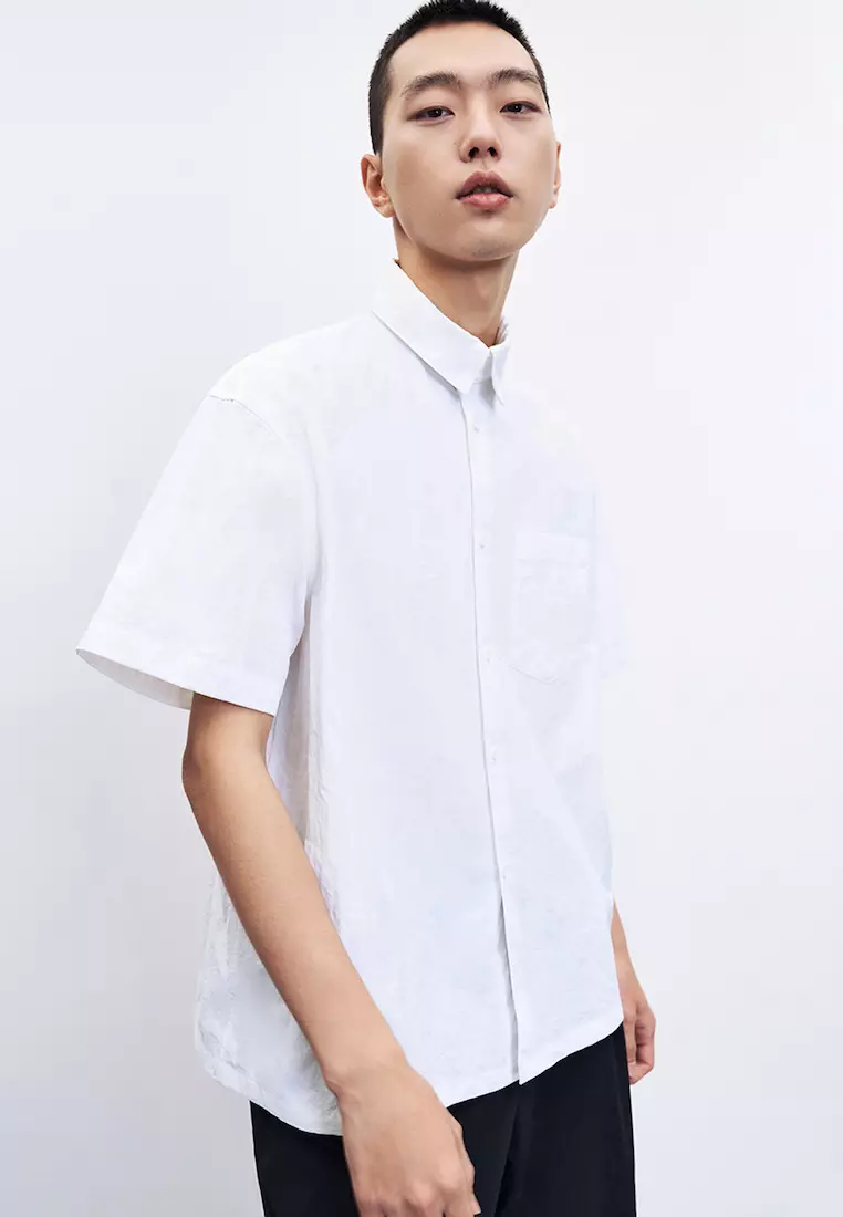 Button Down Short Sleeves Shirt