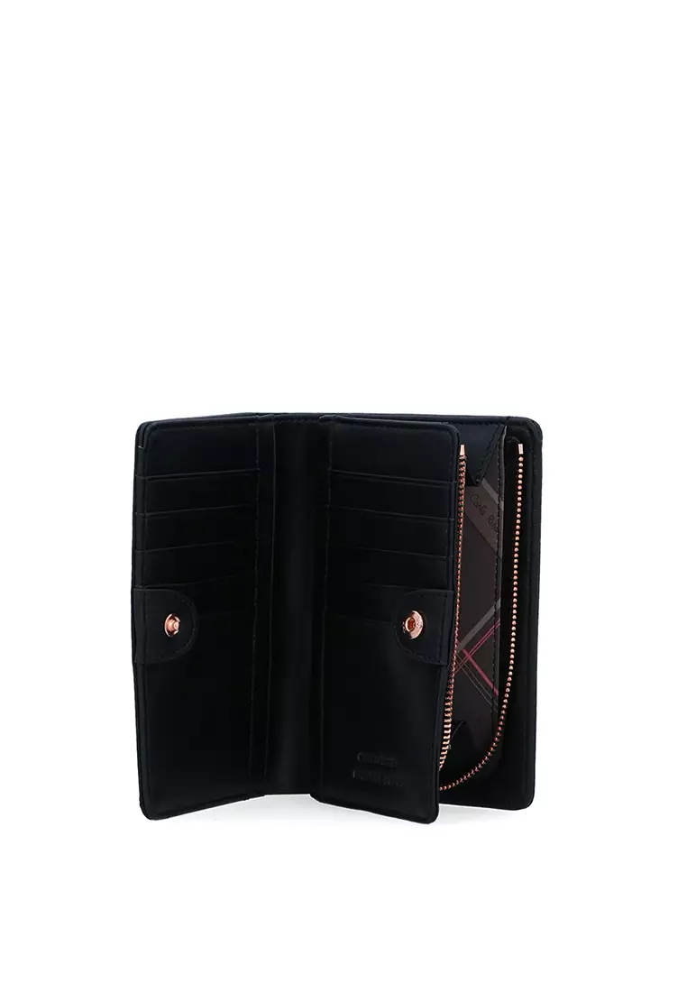 Black Carlo GEO Nylon 2-Fold Wallet