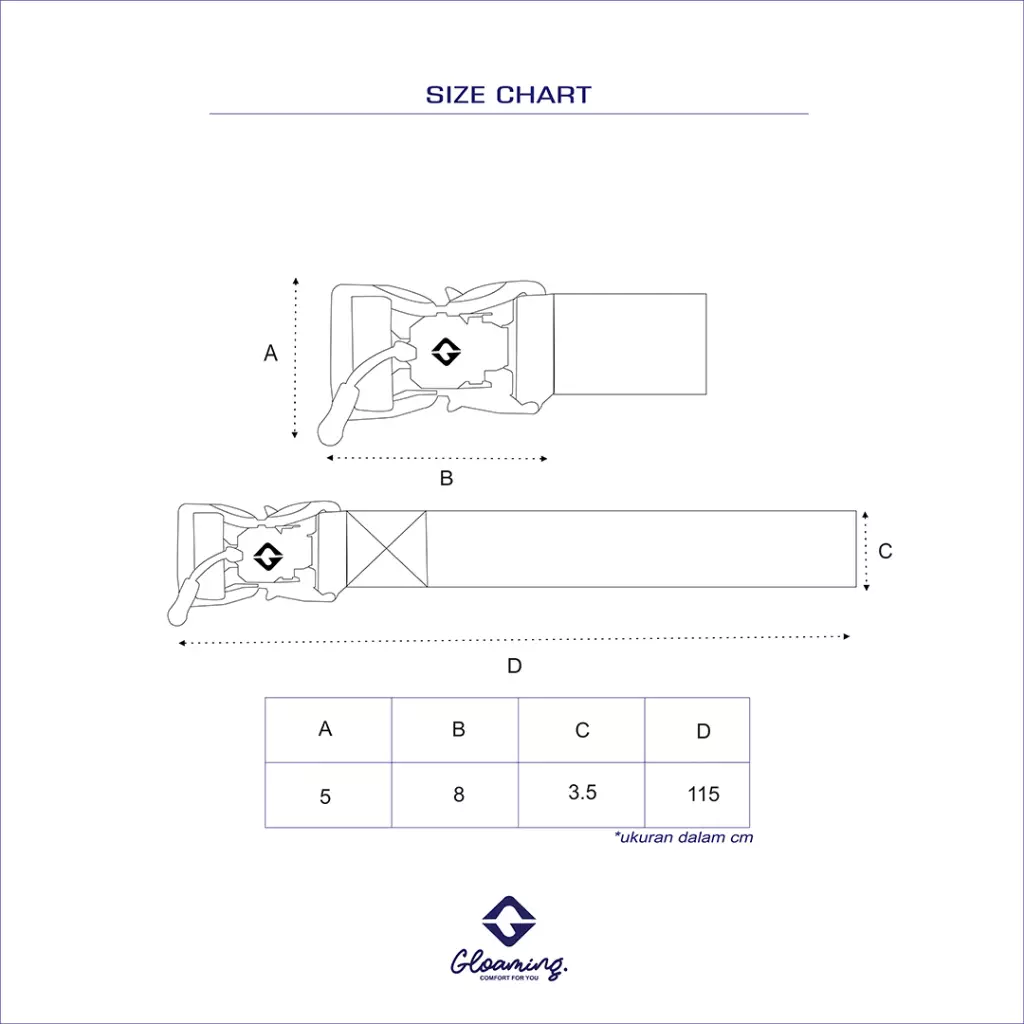 Gloaming Ikat Pinggang Svelte Sabuk Black