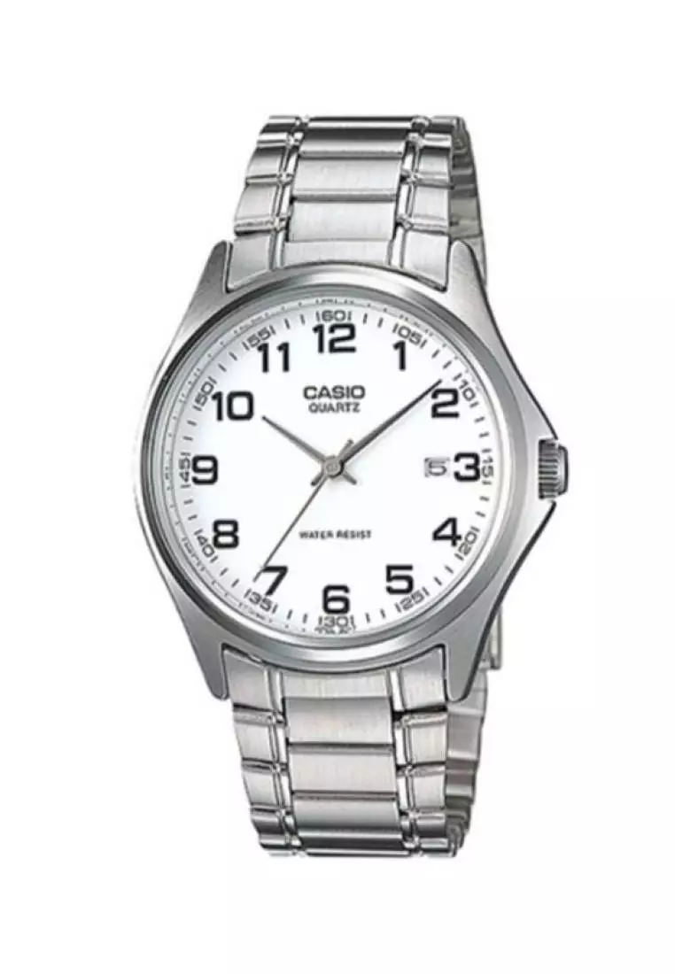 Casio Men s Analog Watch MTP 1183A 7B Stainless Steel Band Casual Watch