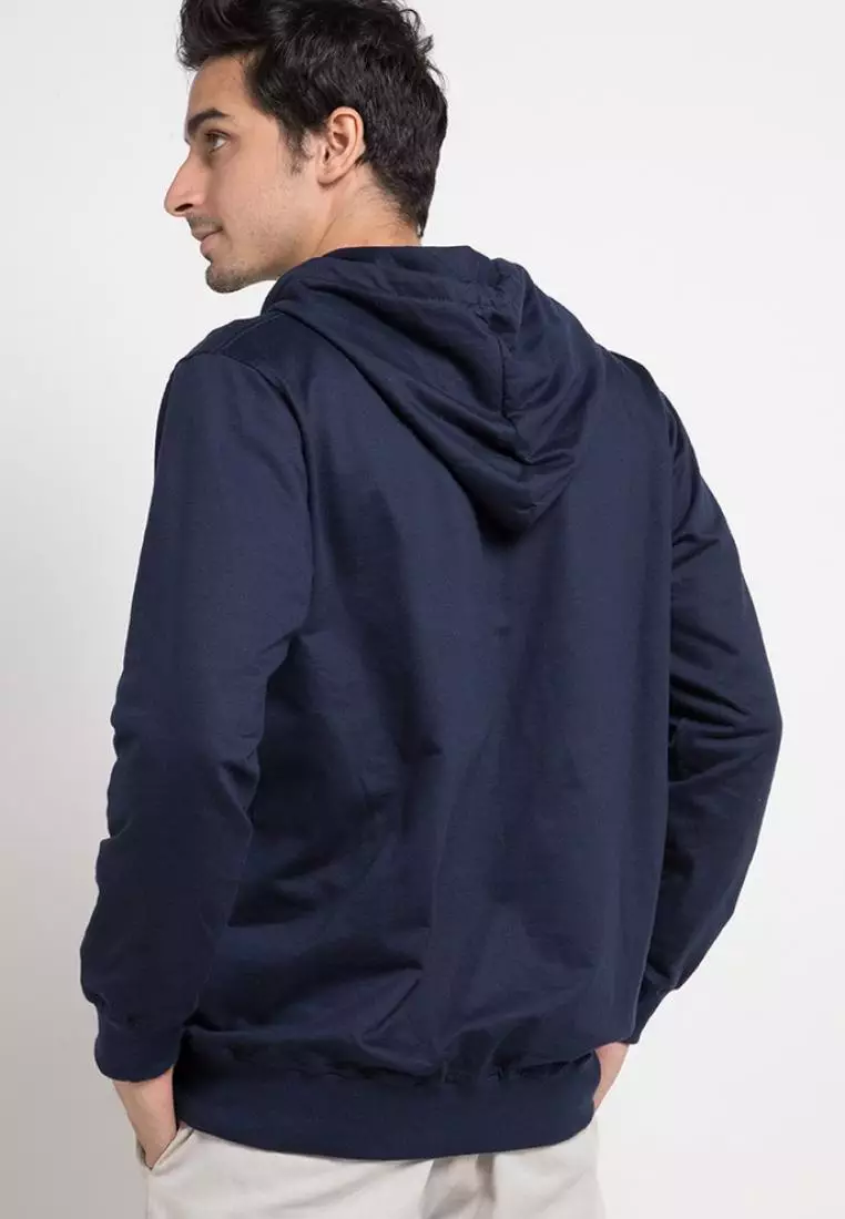 MO117D hoodies thrdy nv Hoodie Navy