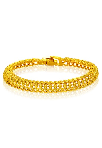 Buy Youniq Youniq Premium Charming 24k Plated Classic Chain Bracelet Gold Women 2021 Online Zalora Singapore