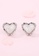 ZITIQUE silver Women's Retro Heart Earrings - Silver 7A221AC45077DBGS_2